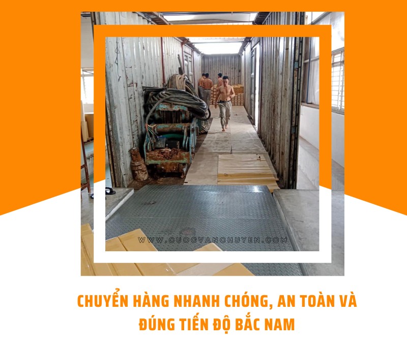 Chuyển hàng nhanh chóng, an toàn và đúng tiến độ bắc nam